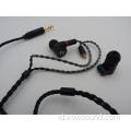 Amature Seimbang Hibrida dengan Earphone In-Ear Dinamis